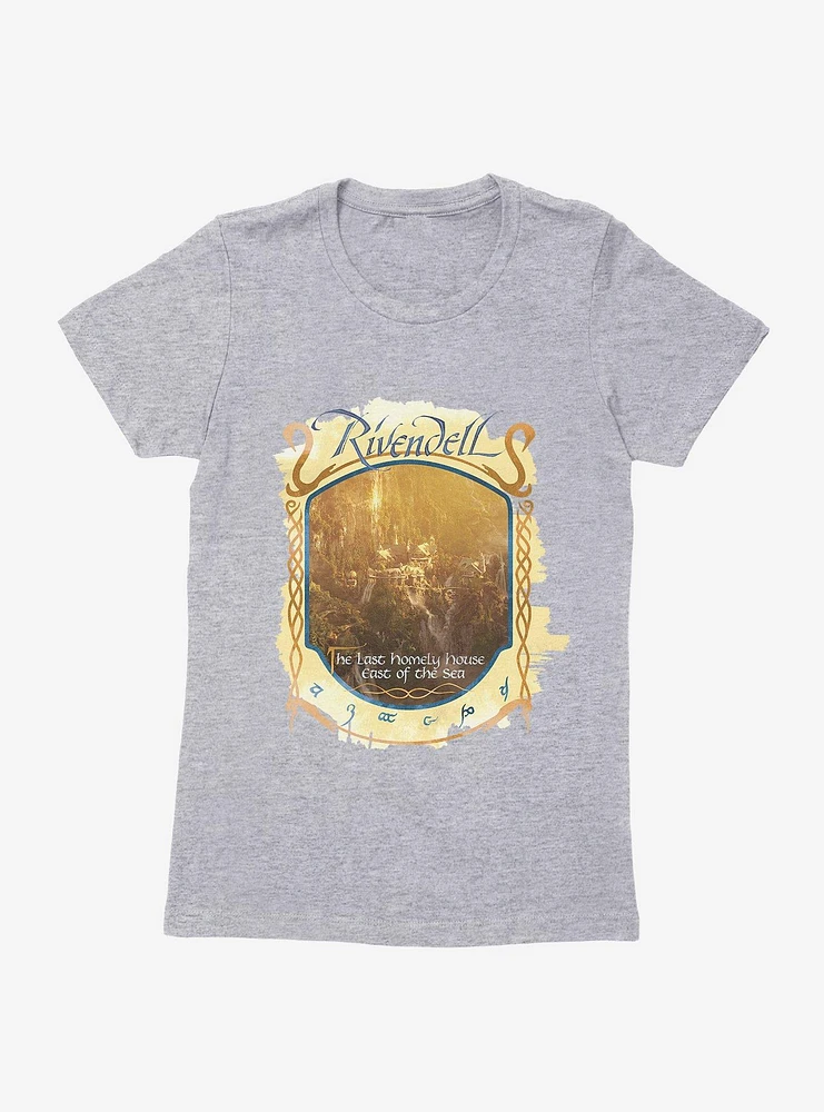 The Hobbit Rivendell Womens T-Shirt