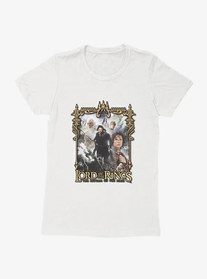 Lord Of The Rings Return King Framed Poster Womens T-Shirt