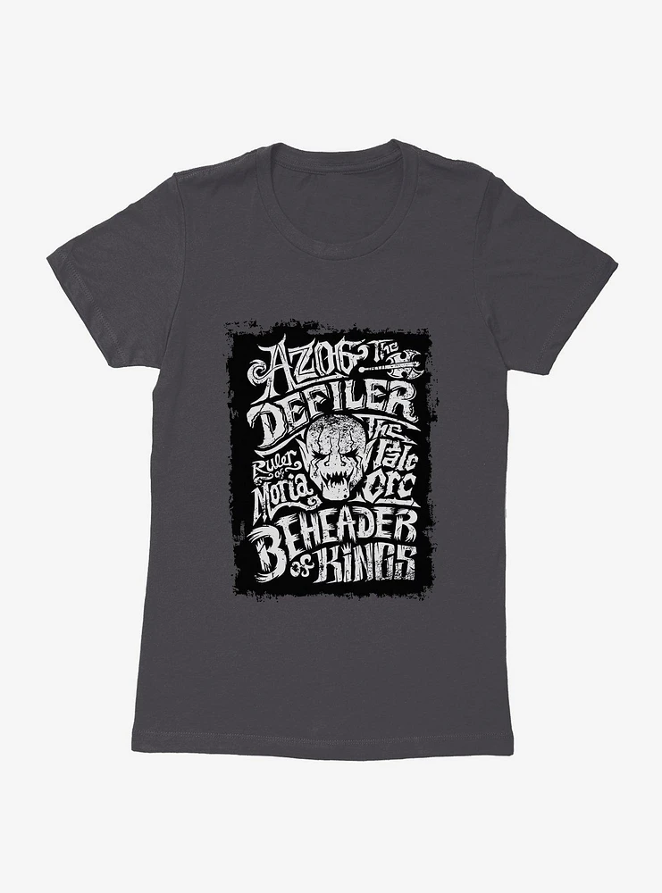 The Hobbit: Battle Of Five Armies Azog Beheader Kings Womens T-Shirt