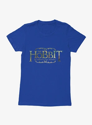 The Hobbit: An Unexpected Journey Title Logo Womens T-Shirt