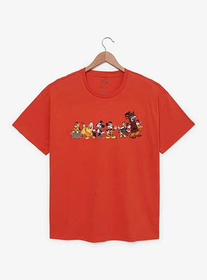 Disney Mickey Mouse & Friends Halloween Costumes Embroidered Women's Plus T-Shirt - BoxLunch Exclusive