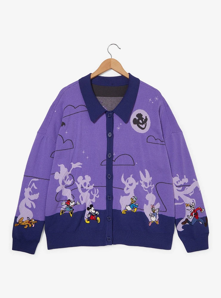 Disney Mickey & Friends Halloween Parade Women's Plus Glow-in-the-Dark Cardigan - BoxLunch Exclusive