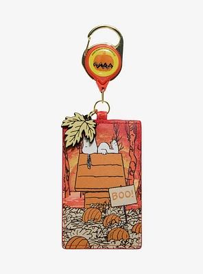Peanuts Snoopy Pumpkin Patch Retractable Lanyard with Charm - BoxLunch Exclusive