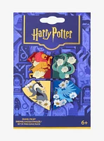 Harry Potter Hogwarts House Crest Enamel Pin Set - BoxLunch Exclusive