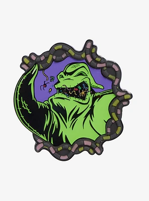 Loungefly Disney The Nightmare Before Christmas Oogie Boogie Glow-in-the-Dark Limited Edition Enamel Pin - BoxLunch Exclusive