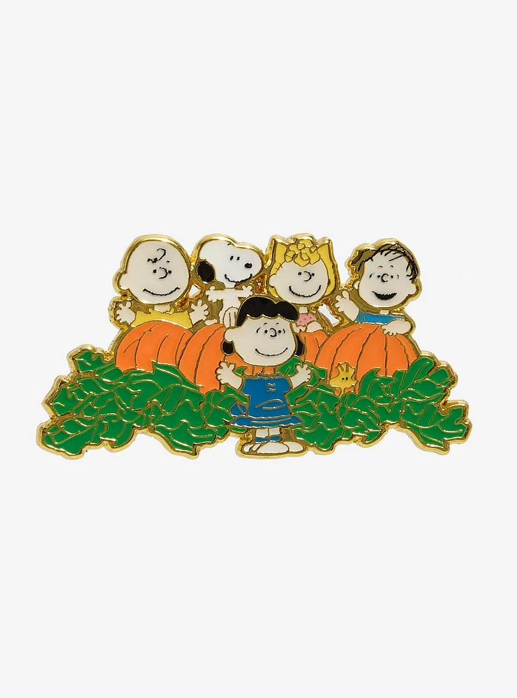 Loungefly Peanuts Pumpkin Patch Scene Enamel Pin - BoxLunch Exclusive