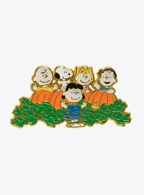 Loungefly Peanuts Pumpkin Patch Scene Enamel Pin - BoxLunch Exclusive