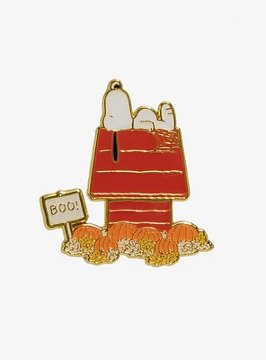 Loungefly Peanuts Snoopy Halloween Doghouse Enamel Pin - BoxLunch Exclusive