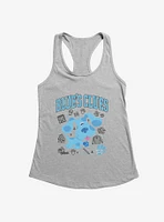 Blue's Clues Collegiate Font Icons Womens Tank Top