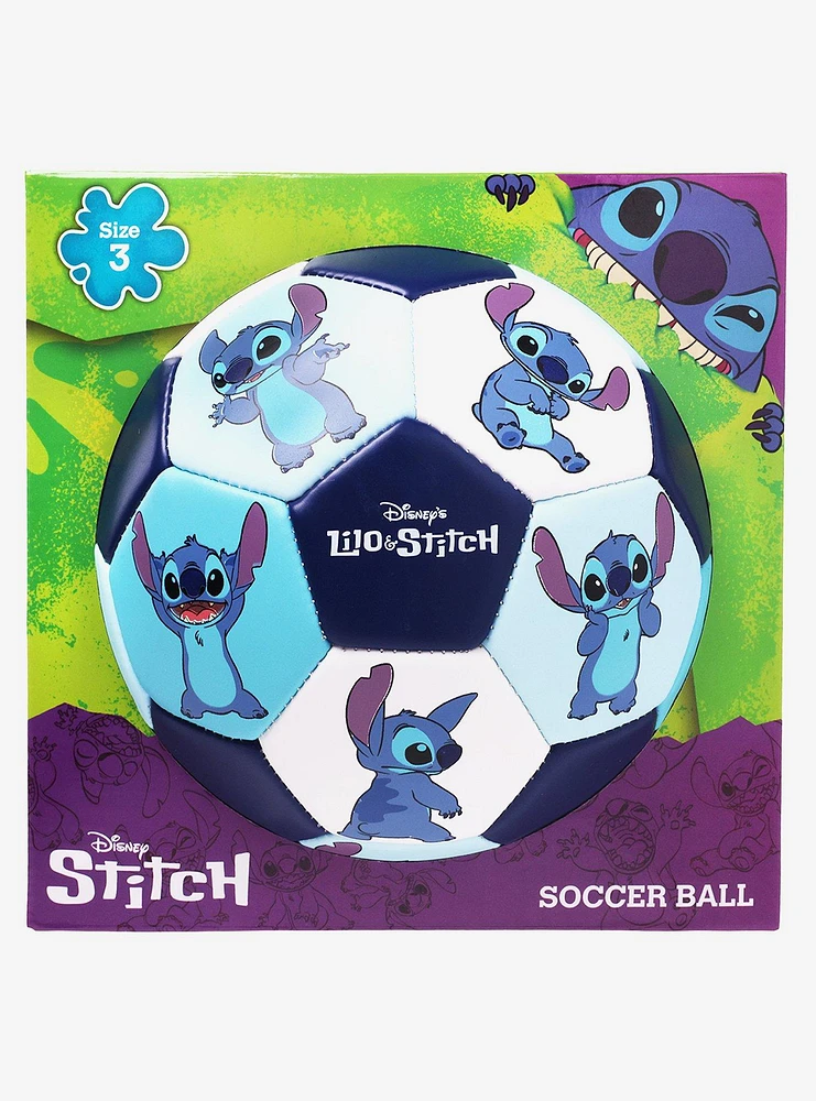 Disney Lilo & Stitch Blue Stitch Size 3 Soccer Ball