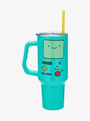 Adventure Time BMO Straw Tumbler with Handle - BoxLunch Exclusive