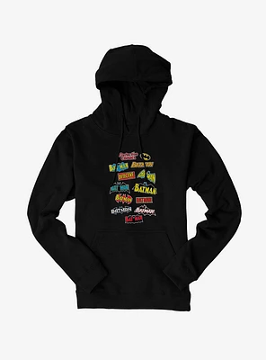 DC Batman Detective Comics Logos Hoodie