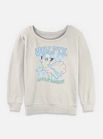 Pokemon Vulpix Alola Region Womens Slouchy Sweatshirt