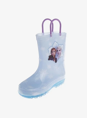 Disney Frozen Anna and Elsa Dual Sizes Toddler & Youth Rainboots