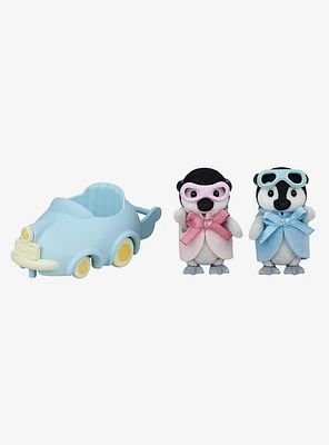 Calico Critters Penguin Babies Ride ‘n Play Figure Set