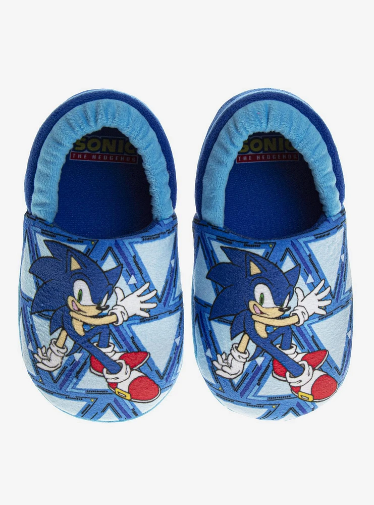Sega Sonic The Hedgehog Toddler & Boys Dual Sizes Slippers