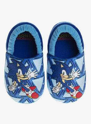Sega Sonic The Hedgehog Toddler & Boys Dual Sizes Slippers