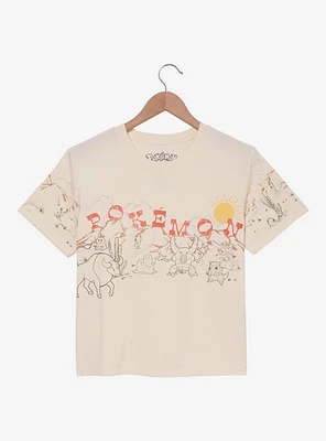 Pokémon Western Scene Women's T-Shirt - BoxLunch Exclusive