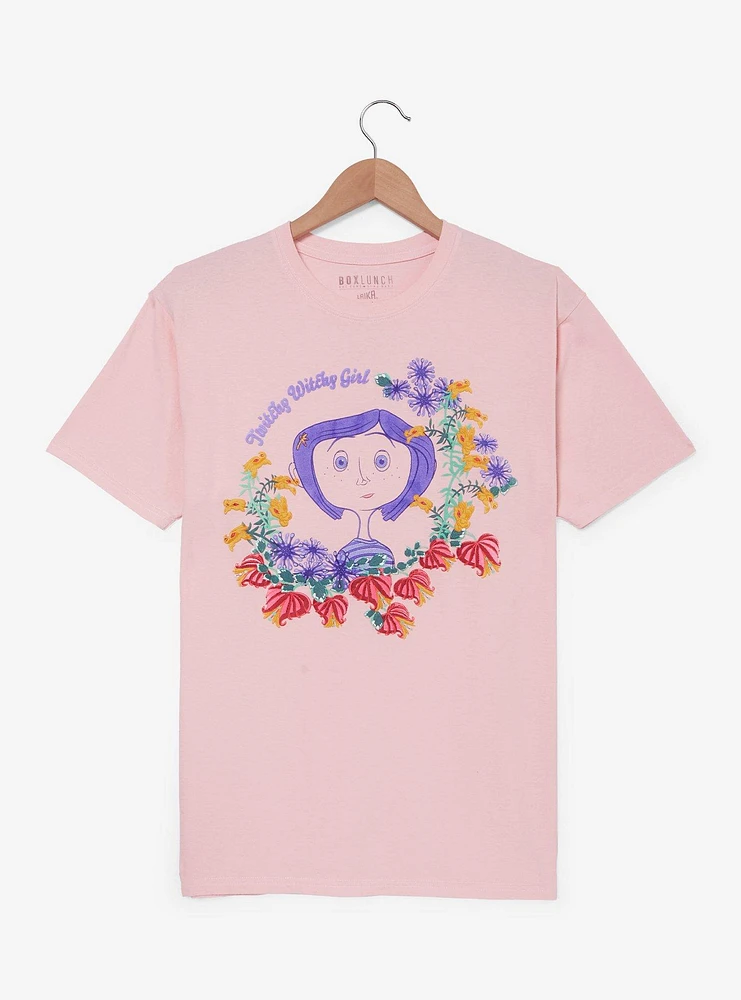 Coraline Floral Portrait T-Shirt - BoxLunch Exclusive