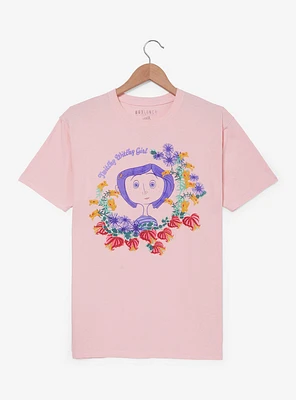 Coraline Floral Portrait T-Shirt - BoxLunch Exclusive