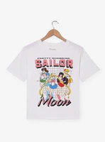 Sailor Moon Guardians Group Portrait Women's Cropped T-Shirt - BoxLunch Exclusive