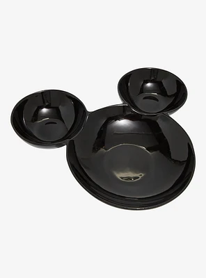 Disney Mickey Mouse Head Figural Chip & Dip Bowl