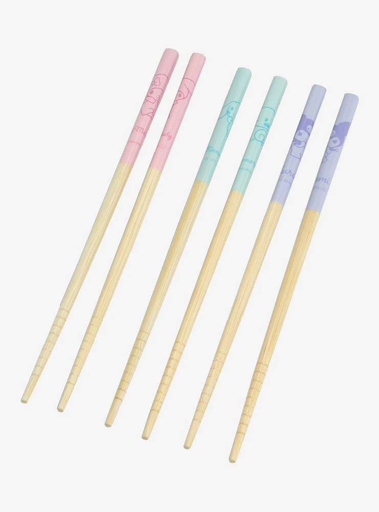 Sanrio Hello Kitty and Friends Pastel Chopstick Set