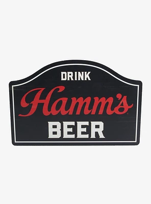 Drink Hamm's Beer Wall Sign
