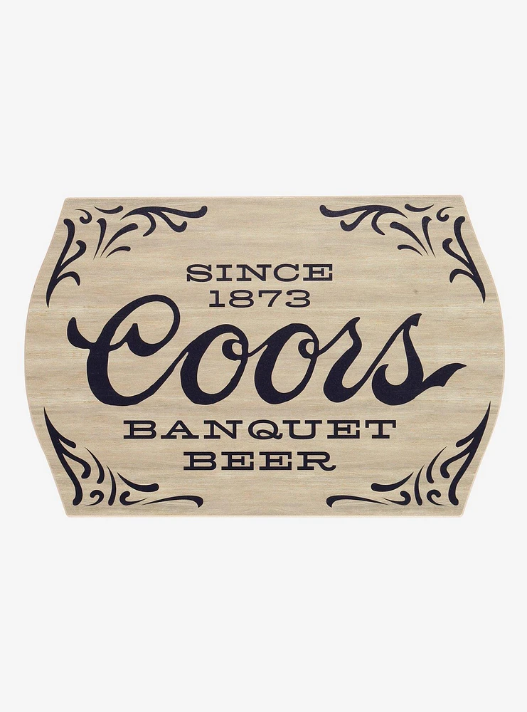 Coors Banquet Beer Wall Sign