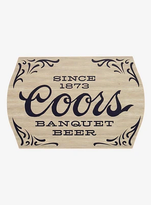 Coors Banquet Beer Wall Sign