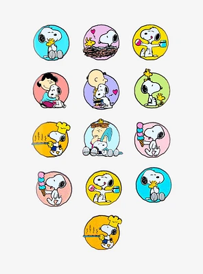 FiGPiN Peanuts Gang Circular Blind Box Enamel Pin