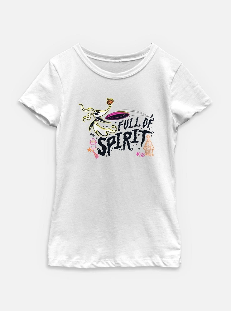 The Nightmare Before Christmas Full Of Spirit Youth Girls T-Shirt