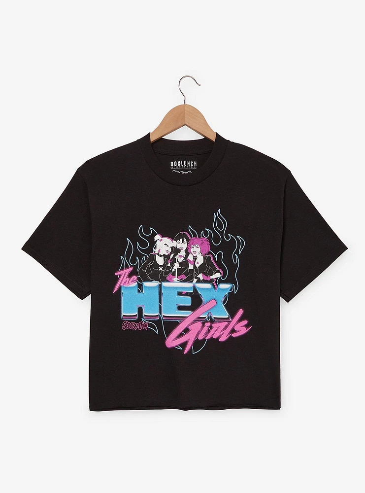 Scooby-Doo! The Hex Girls Flame Portrait Cropped Women's T-Shirt - BoxLunch Exclusive