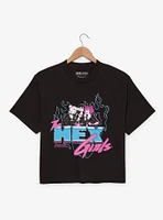 Scooby-Doo! The Hex Girls Flame Portrait Cropped Women's T-Shirt - BoxLunch Exclusive