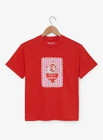 Strawberry Shortcake x Sanrio My Melody & Gingham Patch Women's T-Shirt - BoxLunch Exclusive