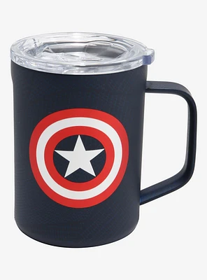 Corkcicle Marvel Captain America Shield Steel Mug