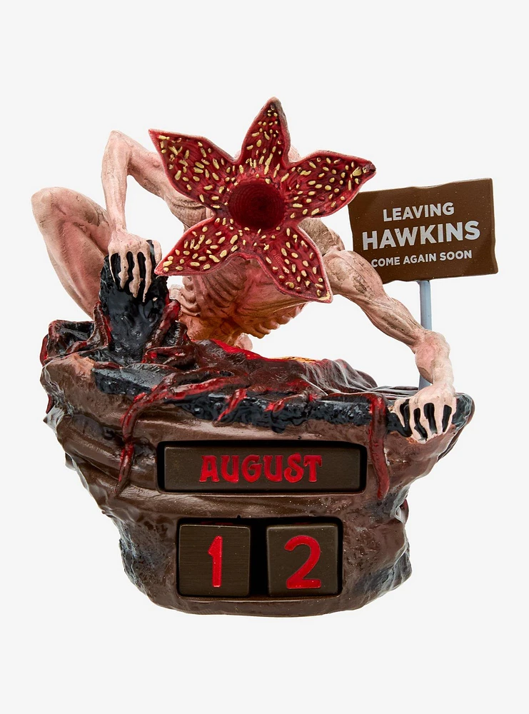 Stranger Things Demogorgon Leaving Hawkins Perpetual Calendar