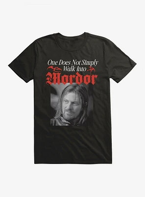 The Lord Of Rings One Does Not Simply Walk Into Mordor T-Shirt