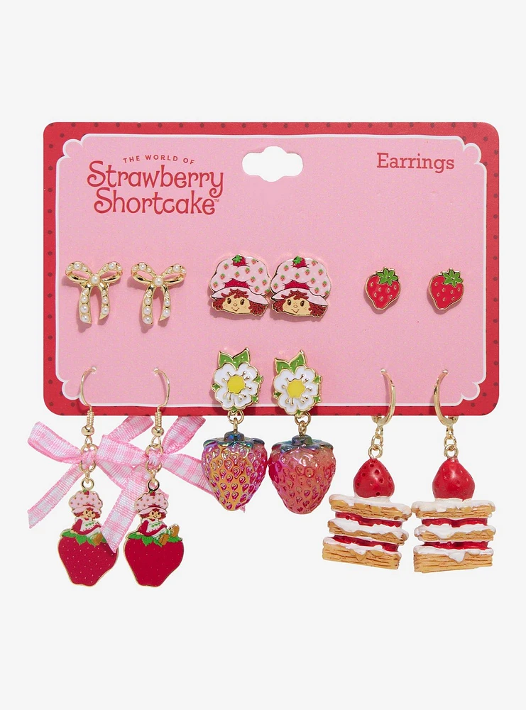 Strawberry Shortcake Figural Earring Set — BoxLunch Exclusive