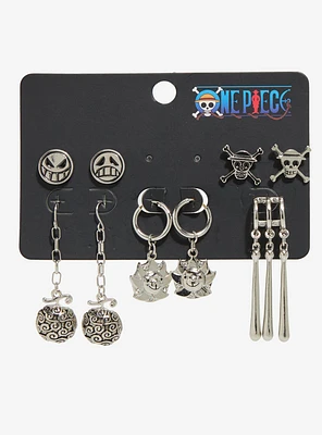 One Piece Silver Icons Earring Set - BoxLunch Exclusive