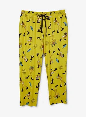 Disney A Goofy Movie Powerline & Max Allover Print Women's Plus Sleep Pants - BoxLunch Exclusive