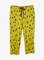 Disney A Goofy Movie Powerline & Max Allover Print Women's Plus Sleep Pants - BoxLunch Exclusive