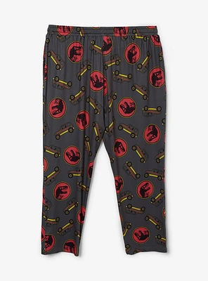 Jurassic Park Jeeps Allover Print Women's Plus Sleep Pants - BoxLunch Exclusive
