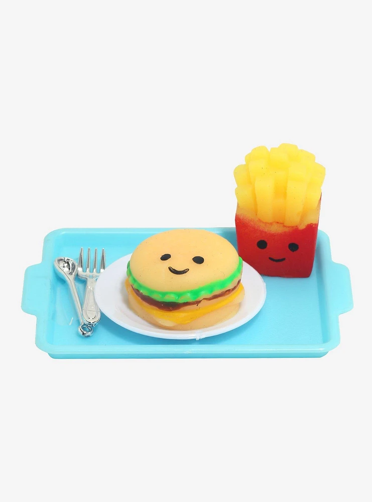 Squishy Lunchtime Burger & Fries Toy Set