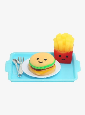 Squishy Lunchtime Burger & Fries Toy Set