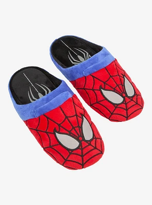 Marvel Spider-Man Mask Men's Dorm Slippers — BoxLunch Exclusive