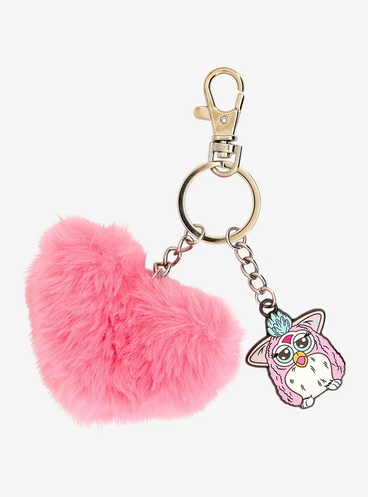 Furby Pom Pom Charm Keychain