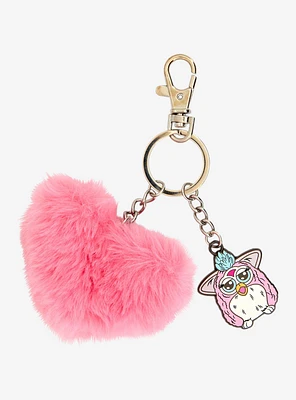 Furby Pom Pom Charm Keychain