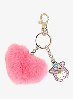 Furby Pom Pom Charm Keychain
