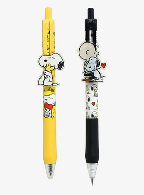 Peanuts x Ooly Snoopy & Charlie Brown Gel Pen and Mechanical Pencil Set